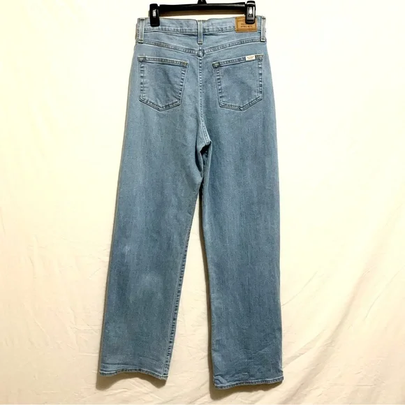 LEVI'S Heritage High Rise Loose Straight Leg Zip Fly Jeans Sz 8 Light Wash - Picture 5 of 15